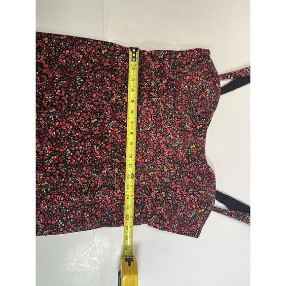 Anthropologie Hutch Dress Ditsy Floral Sweetheart Midi Flounce Hem XL Romantic - Picture 8 of 16